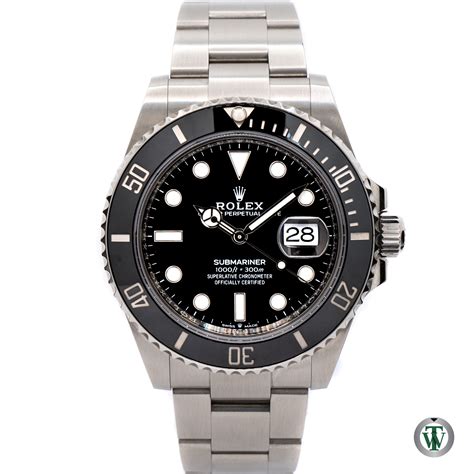 rolex submariner black ceramic bezel black dial|Rolex Submariner 126610 lv.